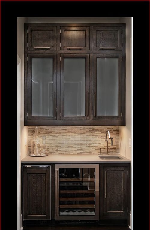 Conventional Wood Kitchen Cabinets