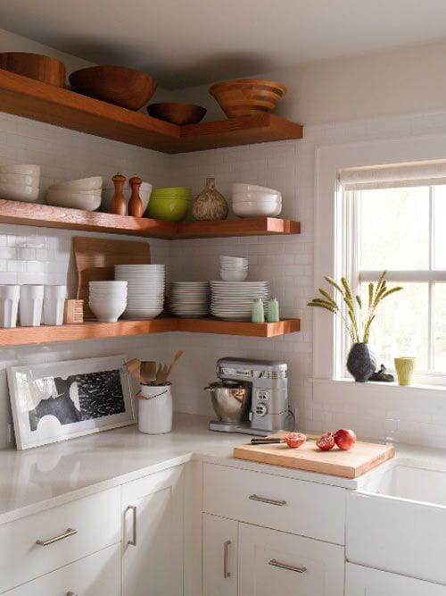 Small Open Kitchen Cabinets