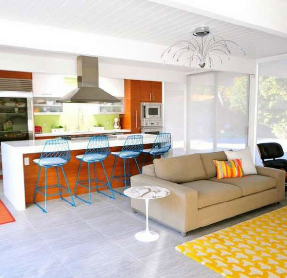 Living room kitchen design: ideas, layout options and trends 2020 ...