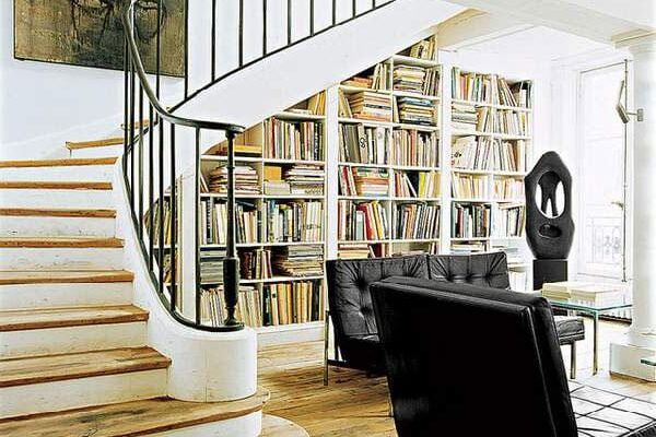 Cabinet under the stairs in a private house – stylish and practical solutions