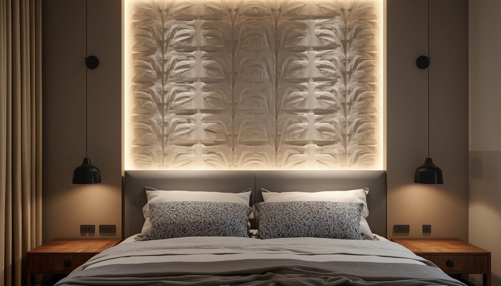 3D Wallpaper for Bedroom Walls: Stylish Feature-Wall Ideas That Stay Calm